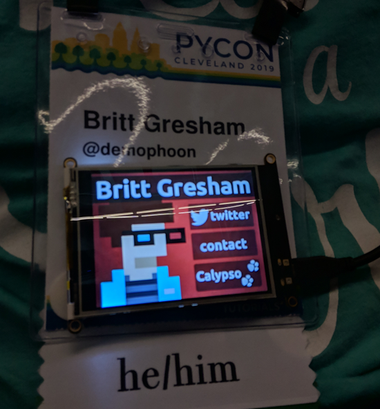 PyPortal Badge