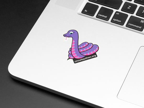 CircuitPython stickers in every order