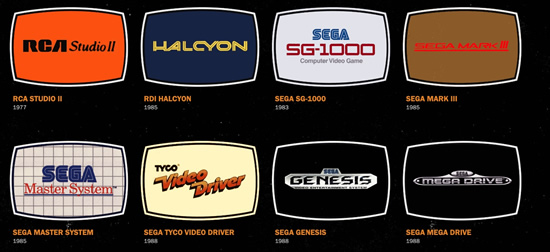 Video game console logos