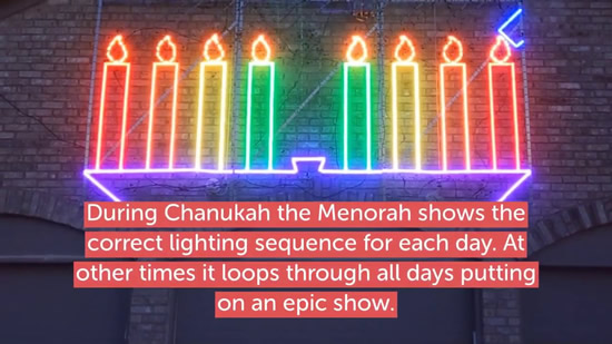 Giant Menorah