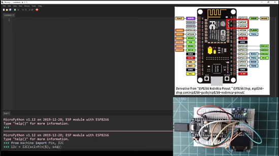 I2C Bus with a Nodemcu and MicroPython