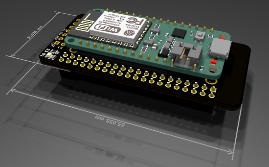 Raspberry to Feather connector