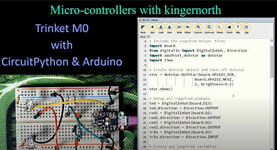 Trinket M0 with CircuitPython and Arduino