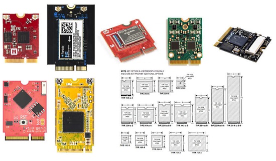 M.2 board pinouts reference