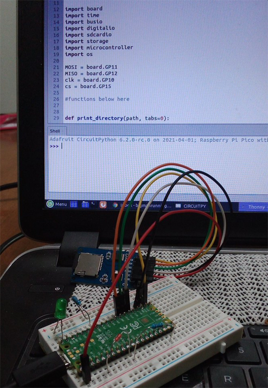 Pico running CircuitPython