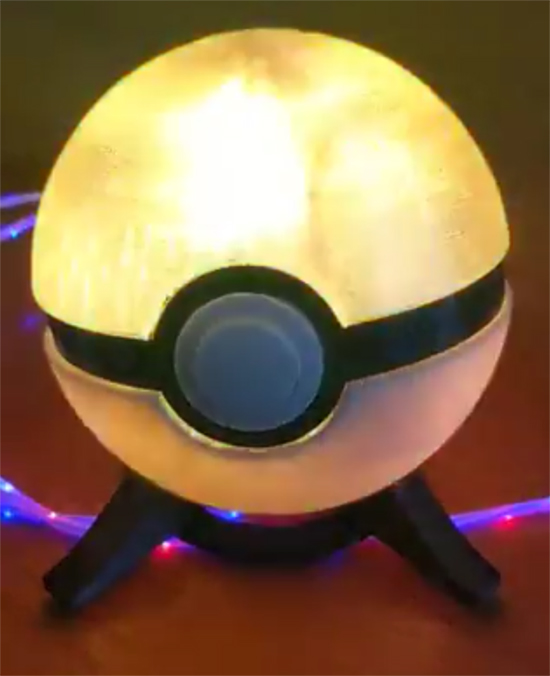 Pokeball lamp