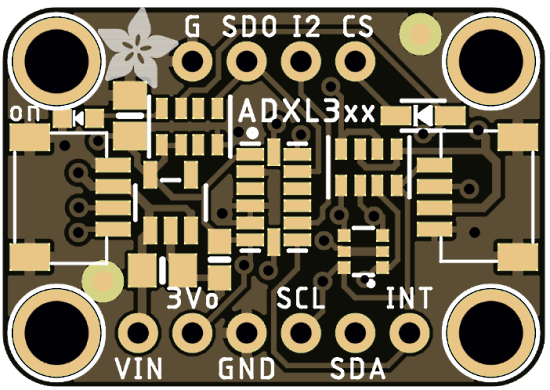 ADXL3xx accelerometers