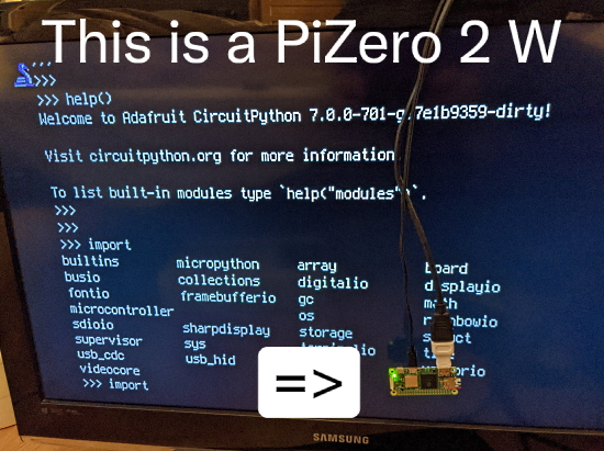 CircuitPython on Raspberry Pi Zero 2 W