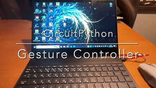 CircuitPython powered gesture controller