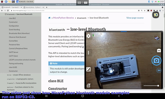 MicroPython Bluetooth