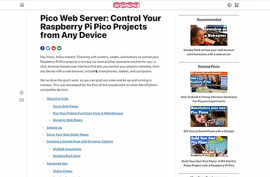 Pico Web Server