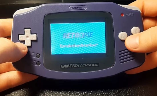 Game Boy Advance Retro Pie handheld