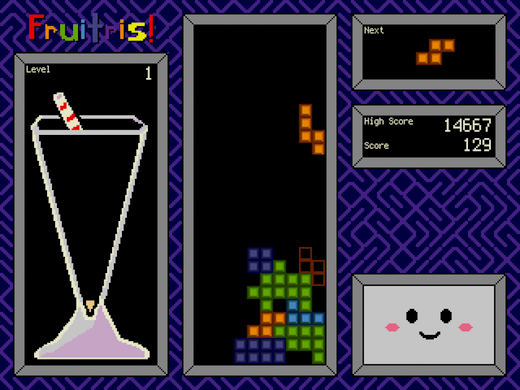 Fruit Jam Fruitris (Tetris)
