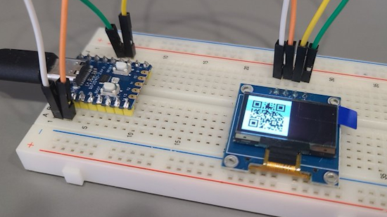 QR code with MicroPython!