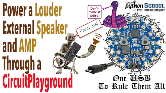External loudspeaker and amplifier