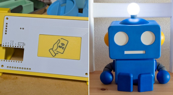 Robot that links with an NFC tag
