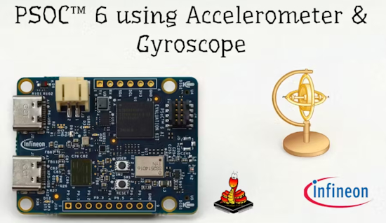 Accelerometer & Gyroscope with PSOC™ 6 and MicroPython