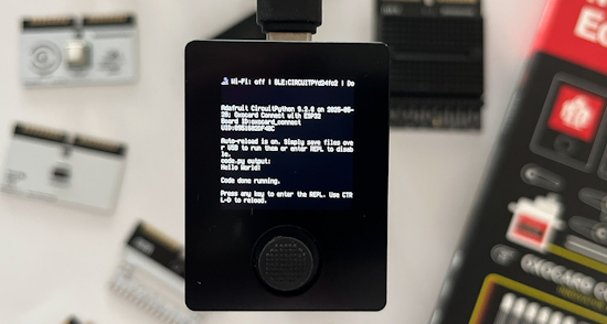 Programming the Oxocard Connect with CircuitPython