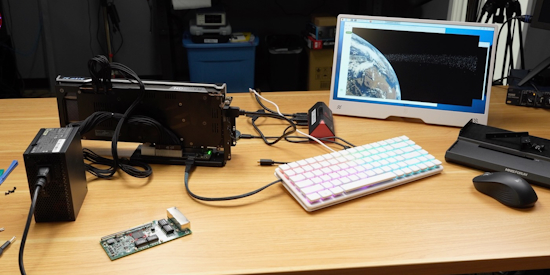 Full eGPU acceleration on the Pi 500+ with a 15-line patch