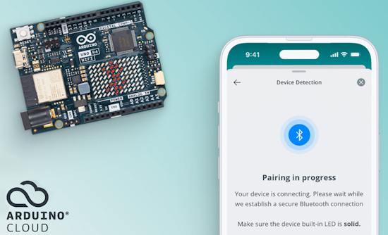 Arduino cloud adds Bluetooth based provisioning, starting with UNO R4 WiFi