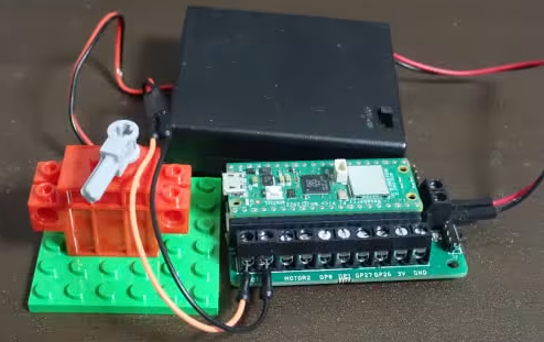 Let's drive a DC motor with a Raspberry Pi Pico W and a motor driver