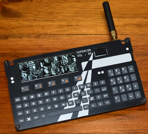 2025 Hackaday Superconference Communicator Badge Runs MicroPython