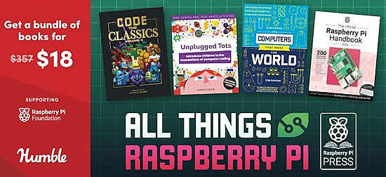 Humble Bundle of Raspberry Pi Press books