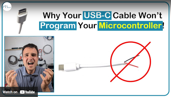 Why Your USB-C Cable Won't Program Your Microcontroller