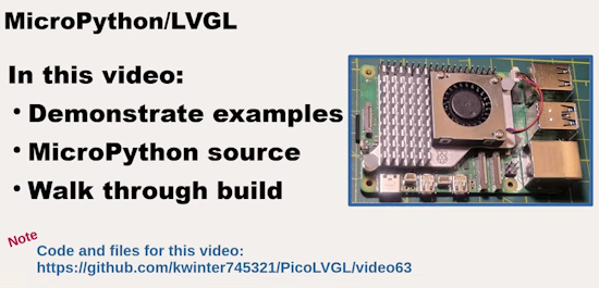 MicroPython LVGL - Run the LVGL Simulator on Raspberry PI