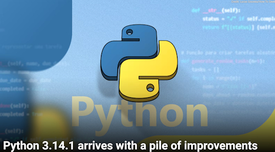 Python 3.14.1 arrives with a pile of improvements
