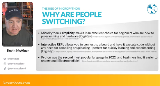 Switching (from Arduino) to MicroPython