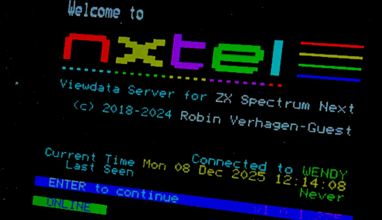 ZX Spectrum Next on the internet