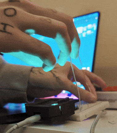 CircuitPython theremin-style MIDI