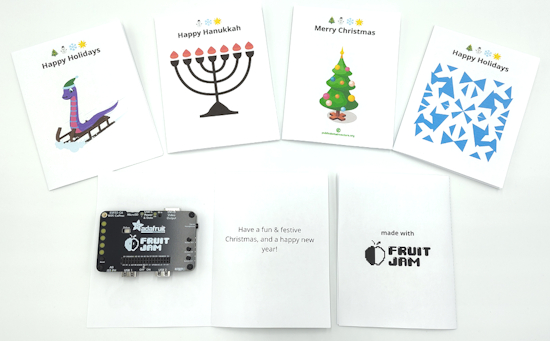 Holiday Card Maker on Fruit Jam