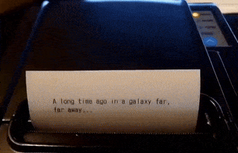 Star Wars on a thermal printer