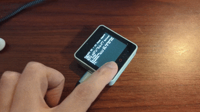 Front end for an AI agent