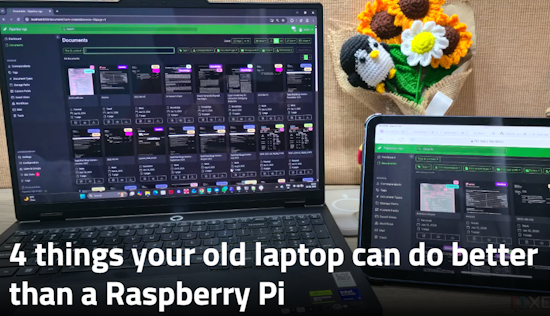 4 things your old laptop can do better than a Raspberry Pi