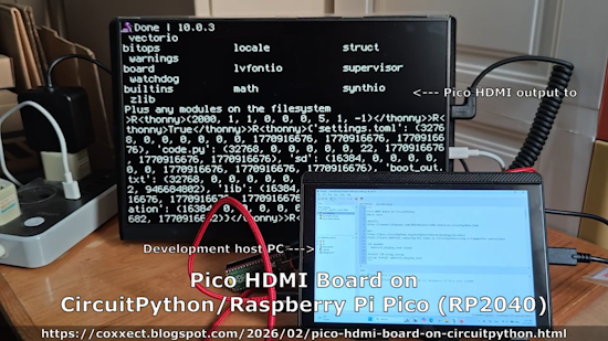 Pico HDMI Board on CircuitPython
