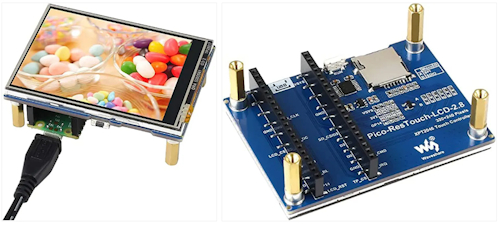 Using the WaveShare Pico ResTouch LCD 2.8 Screen with CircuitPython