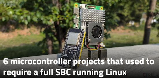 6 microcontroller projects that used to require a full SBC running Linux