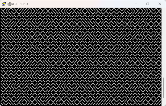 Can You Write a One Line CircuitPython Program to Create a Maze?