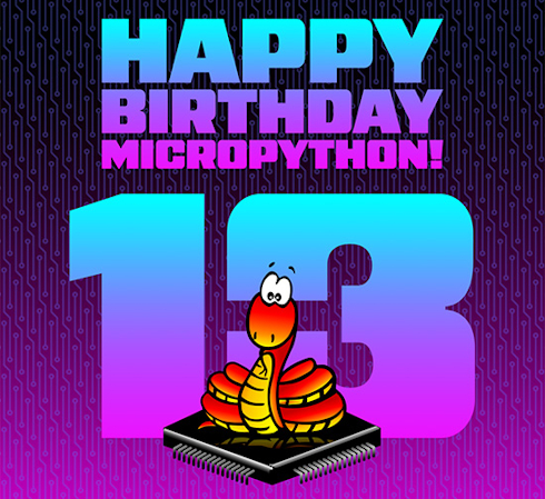 Happy Birthday MicroPython!