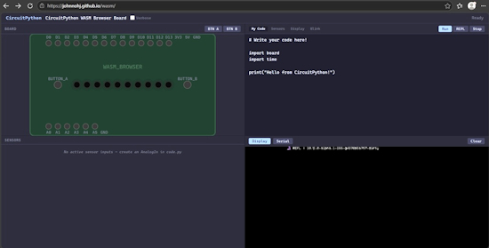 CircuitPython WASM Port