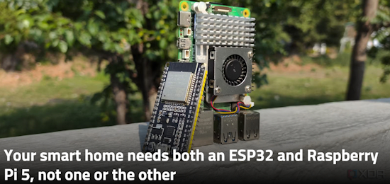 Your smart home needs both an ESP32 and Raspberry Pi 5, not one or the other