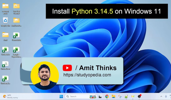 Install Python 3.14.5 on Windows 11