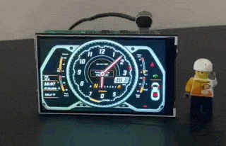 Lamborghini clock