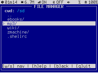 vtOS: A terminal-based hobby firmware