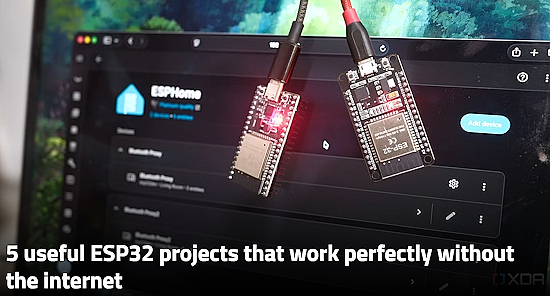5 useful ESP32 projects that work perfectly without the internet