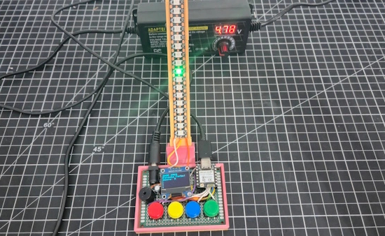 LED reaction game with the XIAO ESP32-C6 in MicroPython