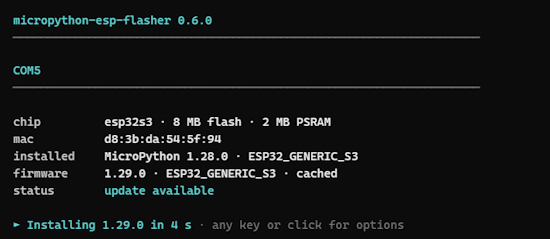 micropython-esp-flasher